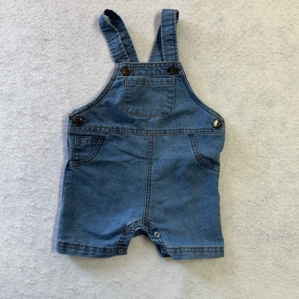 Ben Sherman Baby Denim Jean Overalls 18 Months Adjustable Straps Pockets